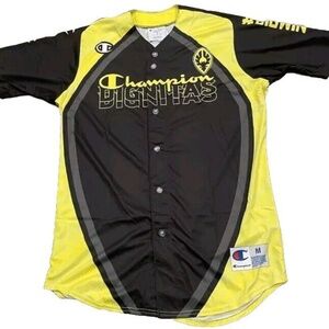 Champion Baseball Jersey Dignitas eSport Vintage Logo Men Size Small Orig $80